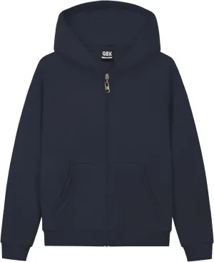 QBK Kids Brushed Fleece Zip-Up Hooded Sweatshirt Hoodie for Boys or Girls 3-14 Years