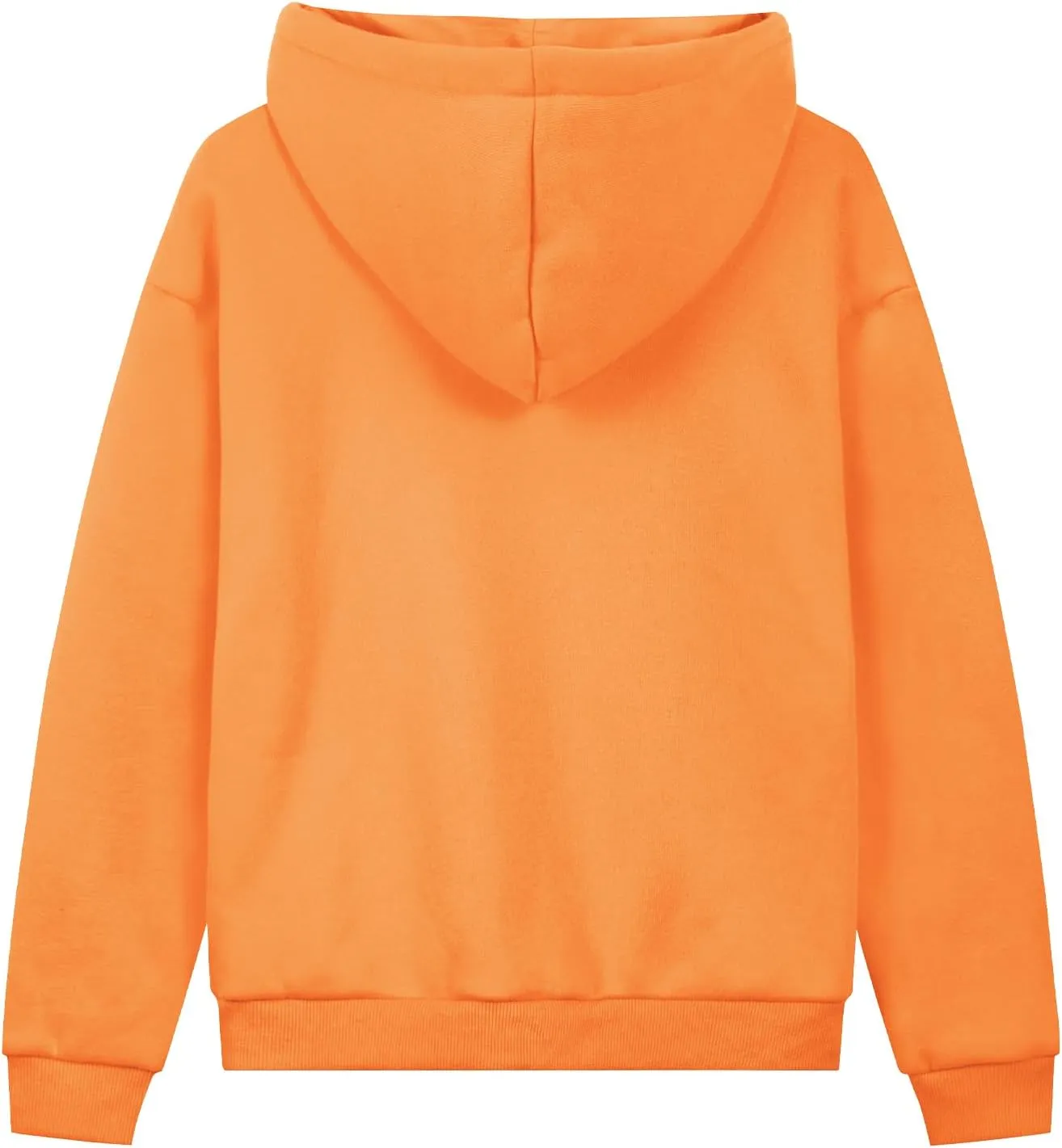 QBK Kids Brushed Fleece Zip-Up Hooded Sweatshirt Hoodie for Boys or Girls 3-14 Years