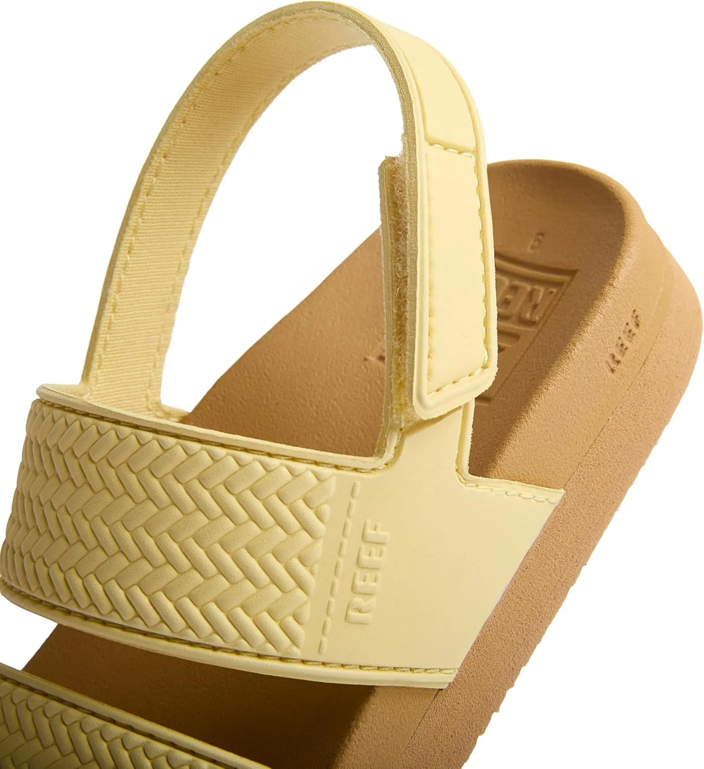 REEF Kids' Water Vista Platform Sandal, Water Friendly, Adjustable Velcro Strap
