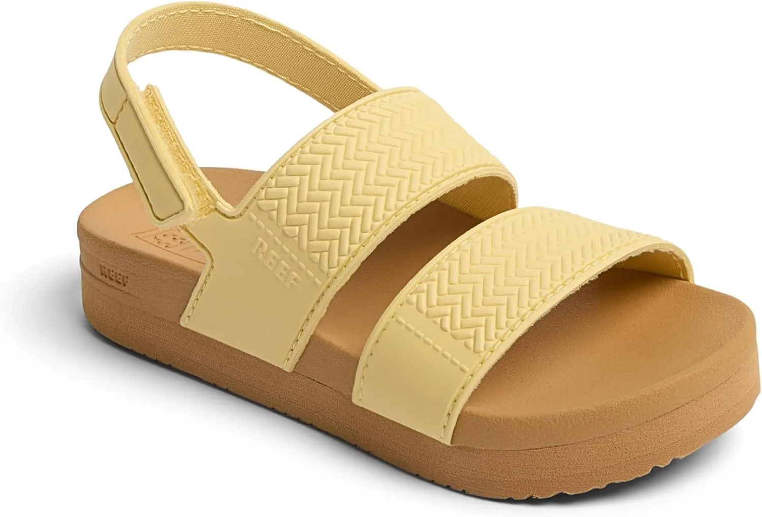 REEF Kids' Water Vista Platform Sandal, Water Friendly, Adjustable Velcro Strap