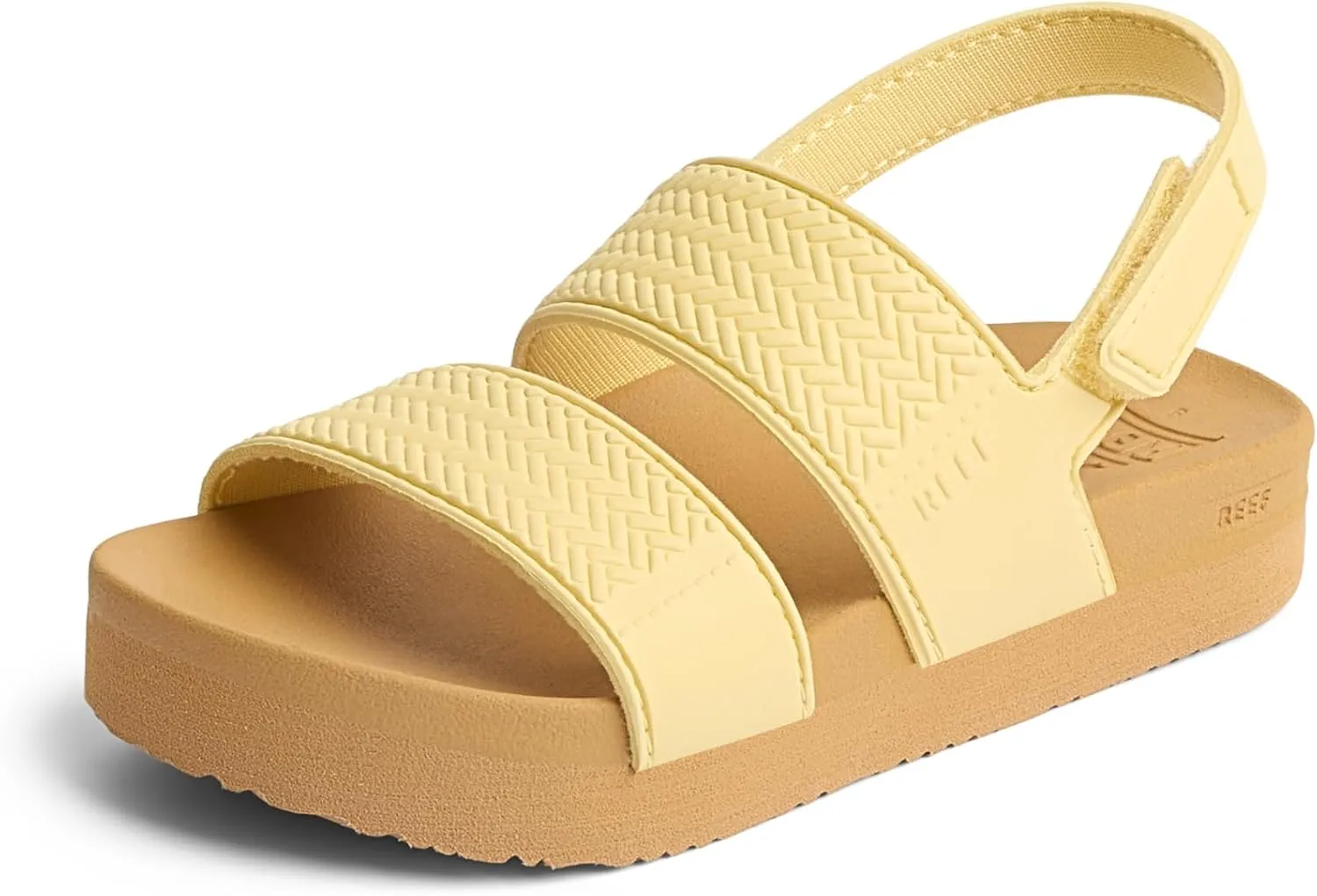 REEF Kids' Water Vista Platform Sandal, Water Friendly, Adjustable Velcro Strap