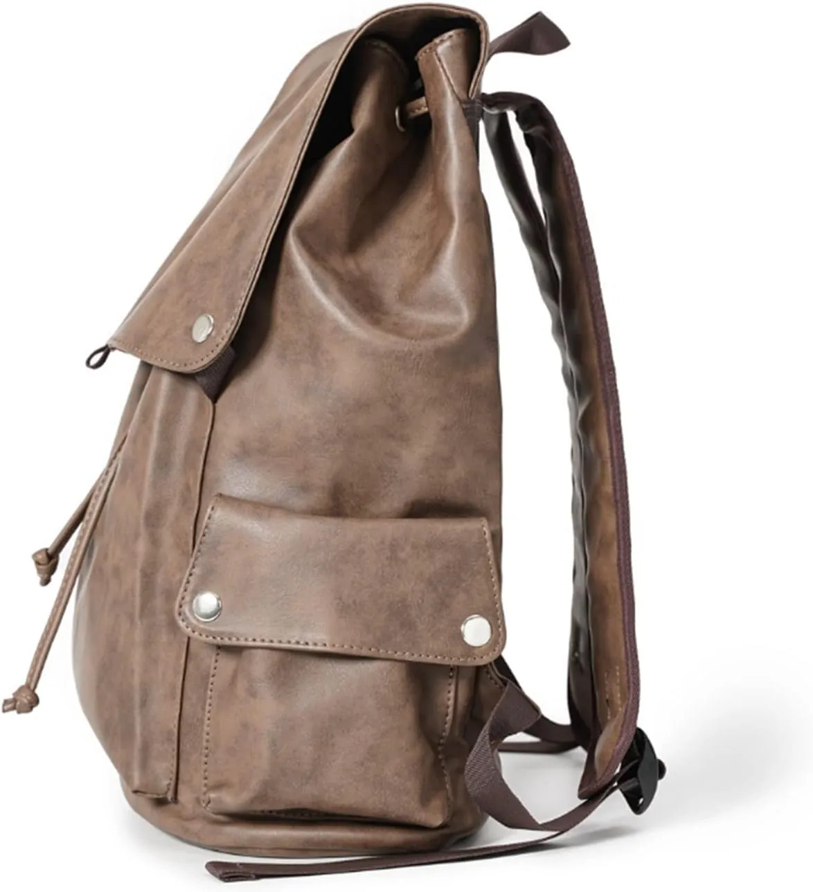 Retro Fashion Mens Backpack Travel Backpack for Men Large Capacity 16 Inch Laptop Backpack for Men(Black)