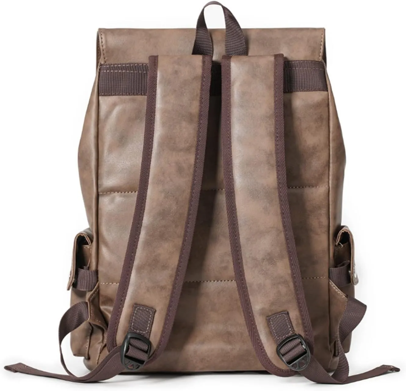 Retro Fashion Mens Backpack Travel Backpack for Men Large Capacity 16 Inch Laptop Backpack for Men(Black)