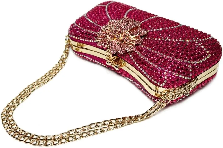 Rhinestone Evening Clutch Purses Women 2025 Crystal Diamond Glitter Sparkly Handbag Weddings Party Prom Purses