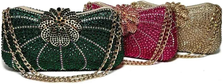 Rhinestone Evening Clutch Purses Women 2025 Crystal Diamond Glitter Sparkly Handbag Weddings Party Prom Purses