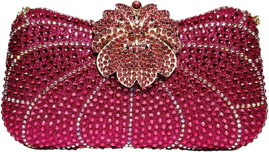 Rhinestone Evening Clutch Purses Women 2025 Crystal Diamond Glitter Sparkly Handbag Weddings Party Prom Purses