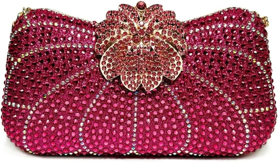 Rhinestone Evening Clutch Purses Women 2025 Crystal Diamond Glitter Sparkly Handbag Weddings Party Prom Purses