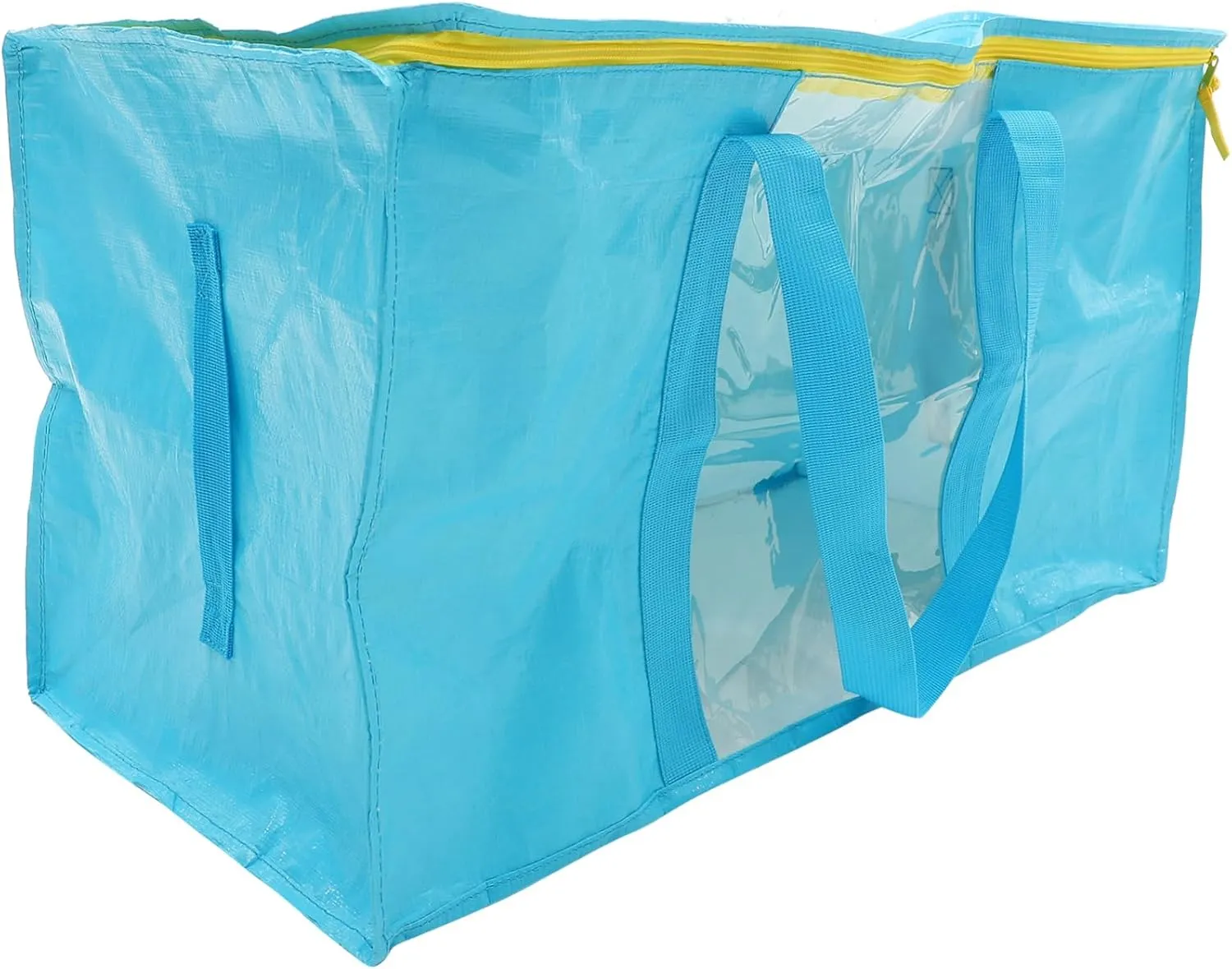 SAFIGLE Waterproof Storage Bag Bags Foldable Clothes Bag Hanging for Garment Clothes Storage Bins Storage Bag Organizer Cloth Organizer Storage Bin Large Reusable with Blue