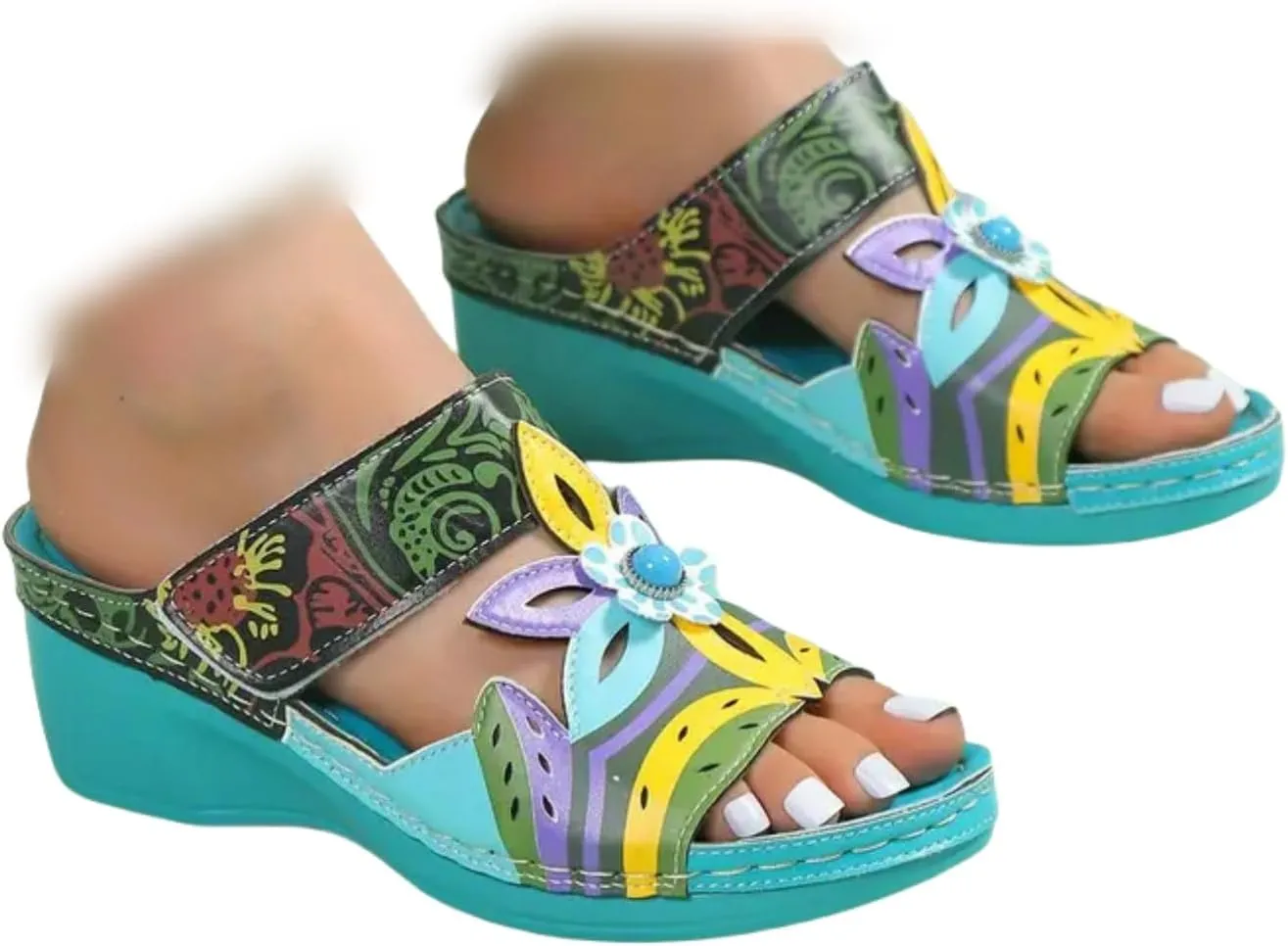 Sandals Women Dressy Summer Flat Cute Casual Beach Shoes Arch Support Orthopedic Flip Flops Comfort Orthotic Slides
