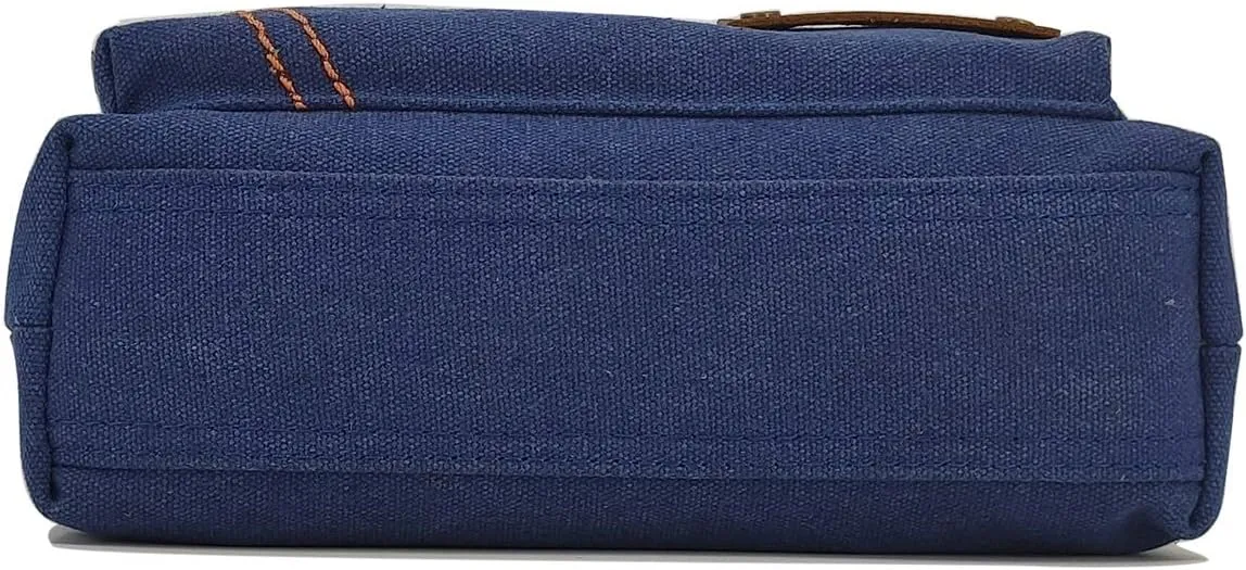Sechunk Canvas Shoulder Bags Crossbody Bags Messenger Bags Purse Daypack for Men Women