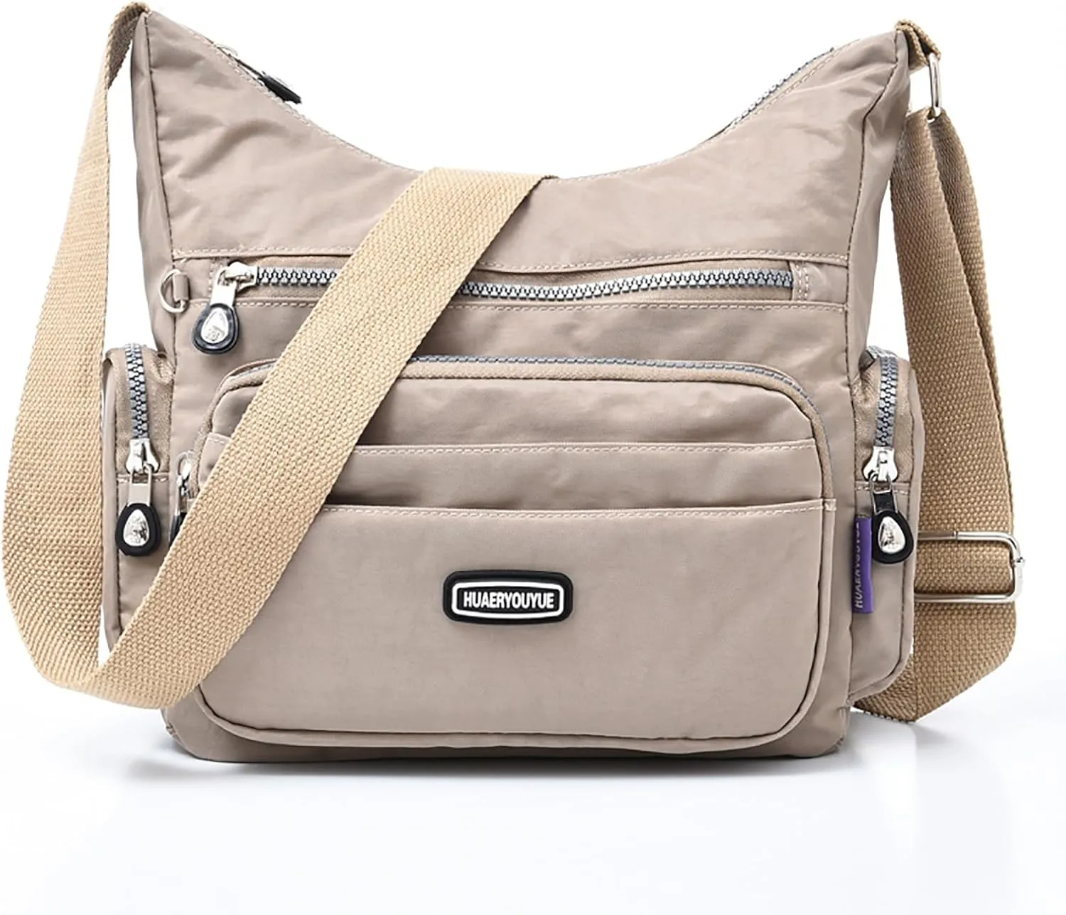 Sling Bags for Women Anti Theft Travel Waterproof Nylon Crossbody Bags for Woman Trendy Clear Fanny Pack(D)