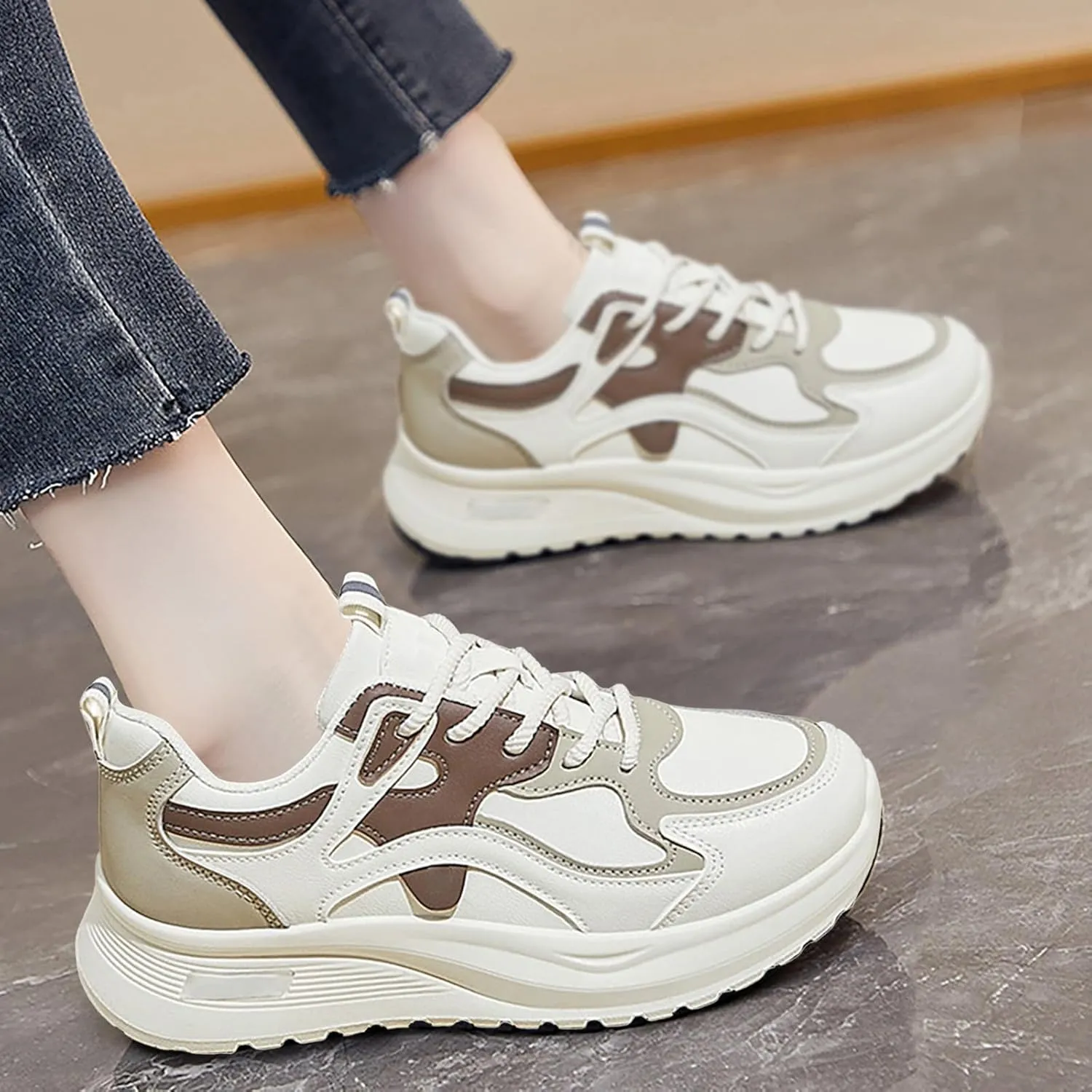 Slip On Sneakers Women Walking Shoes Tennis Gym Sneakers Comfortable Athletic Running Shoe Arch Support Casual Shoes