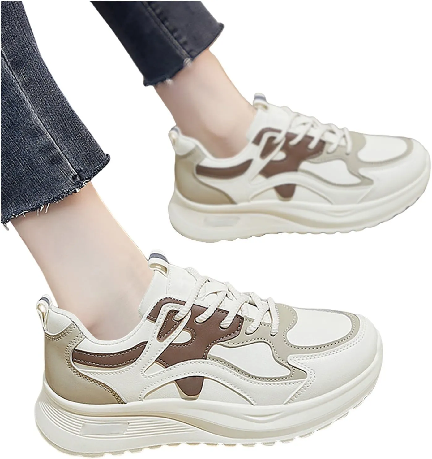 Slip On Sneakers Women Walking Shoes Tennis Gym Sneakers Comfortable Athletic Running Shoe Arch Support Casual Shoes