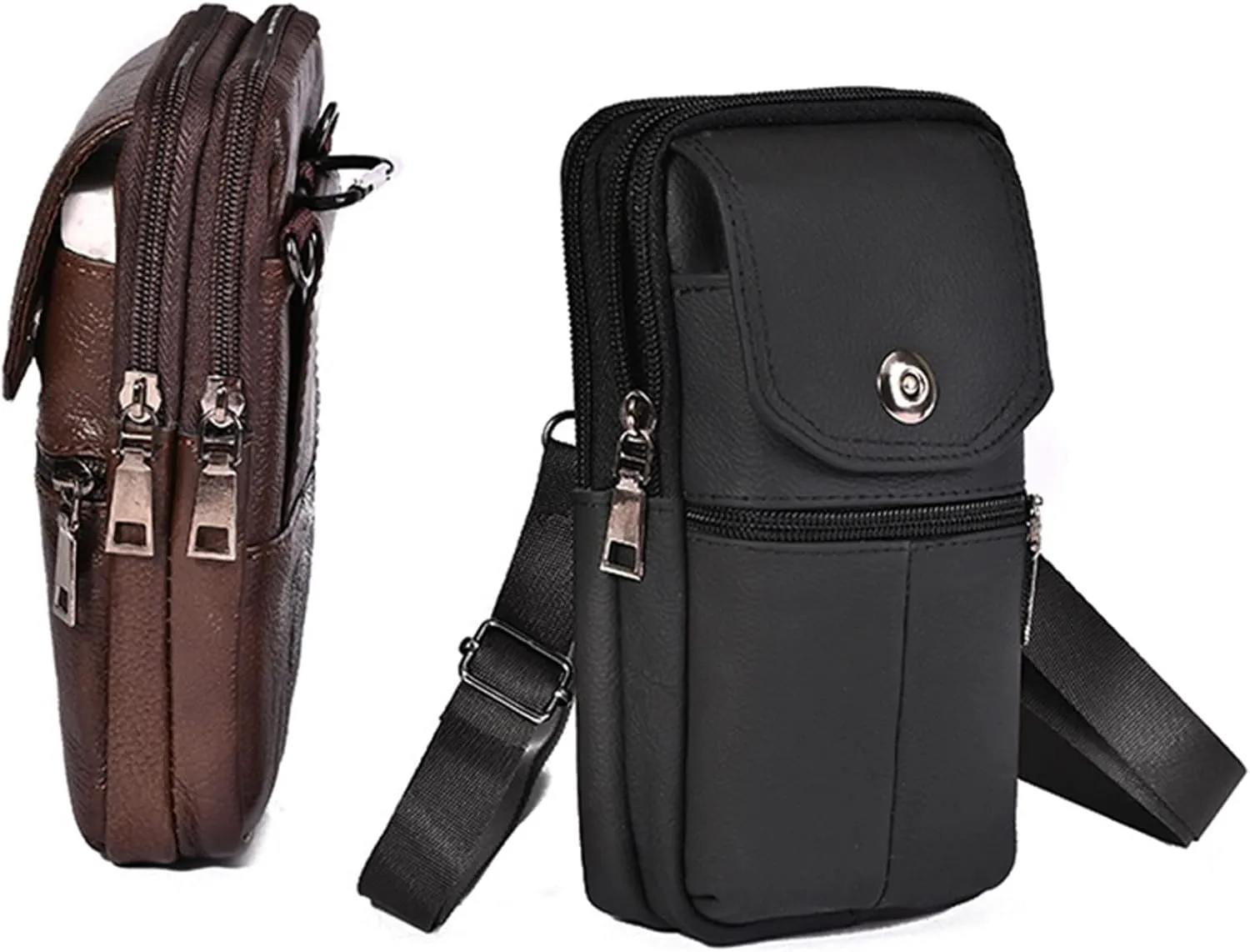 Small Crossbody Bag for Men Women Mini Sling Bag Travel Running Phone Daypack Cross Body Shoulder Bags with Keyholder Premium Cotton Crossbody