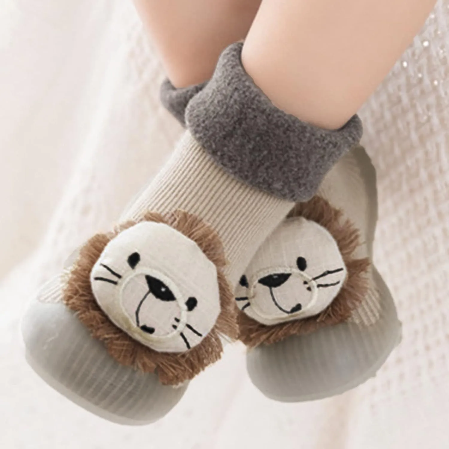 Sneakers for Boys Size 12 Toddler Solid Knit Rubber Kids Warm Stocking Sole Boys Socks High Top Sneakers Boys