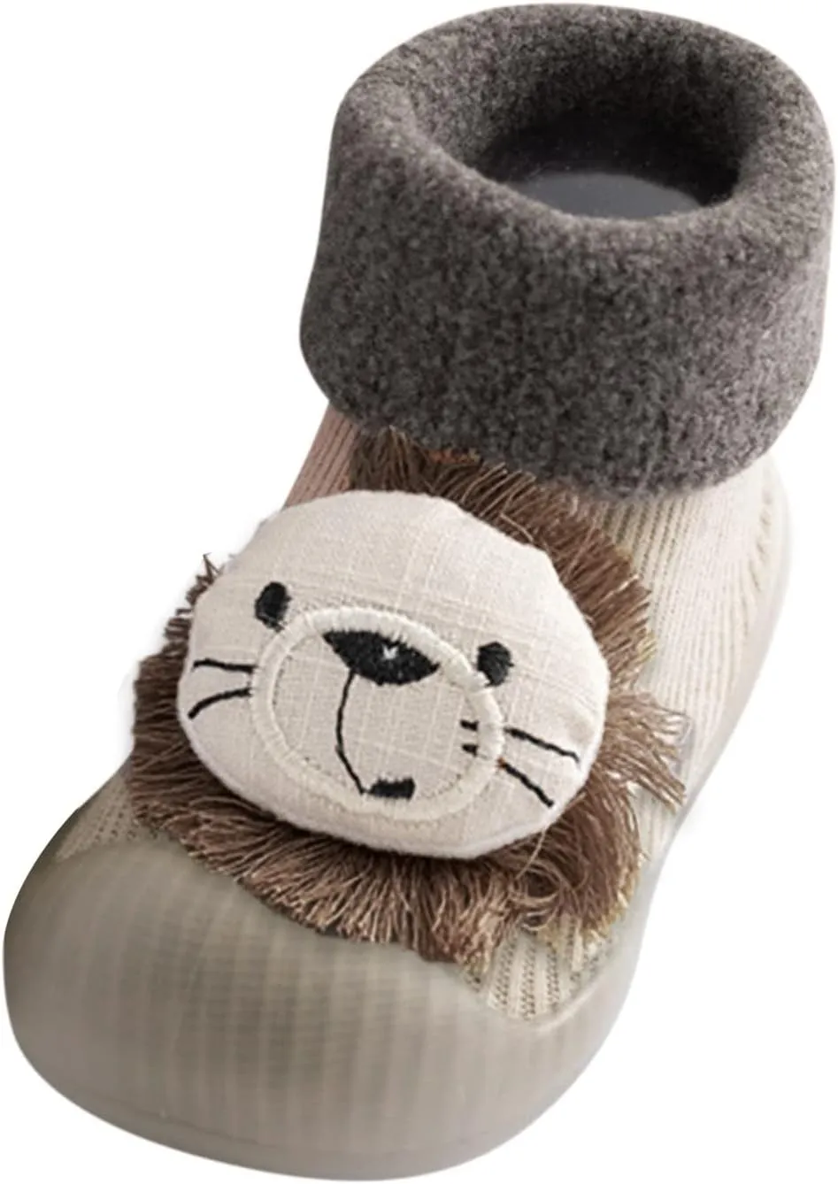 Sneakers for Boys Size 12 Toddler Solid Knit Rubber Kids Warm Stocking Sole Boys Socks High Top Sneakers Boys