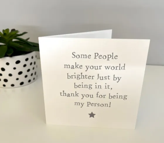 Some People... Card