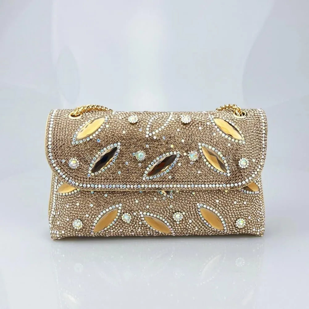 Sparkly Rhinestones Clutch Purses Women 2025 Chain Handbags Bling Bling Evening Bags for Cocktail Prom Party Wedding