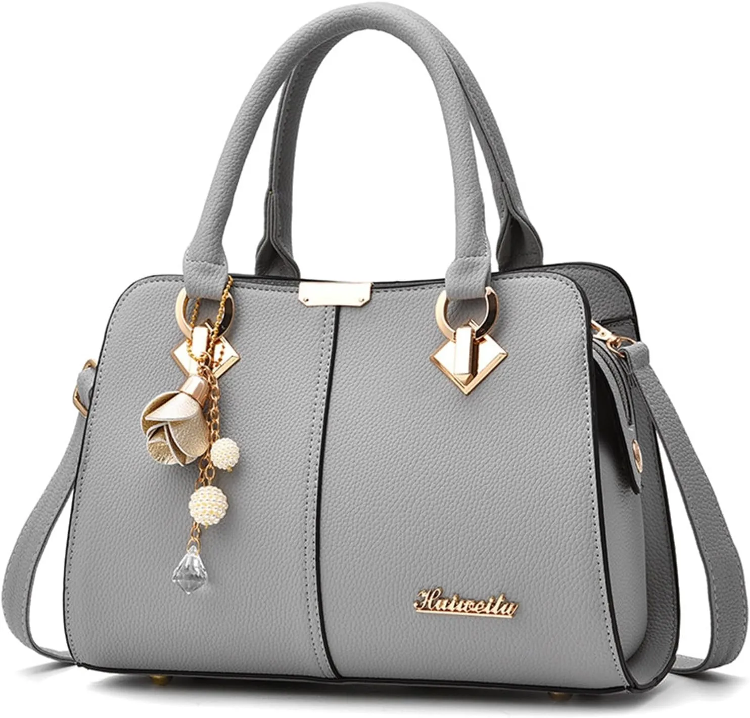 Summer Purses for Women 2025 Crossbody Small Quilted Crossbody Bags Carry on Bag for Airplanes Women(Grey)