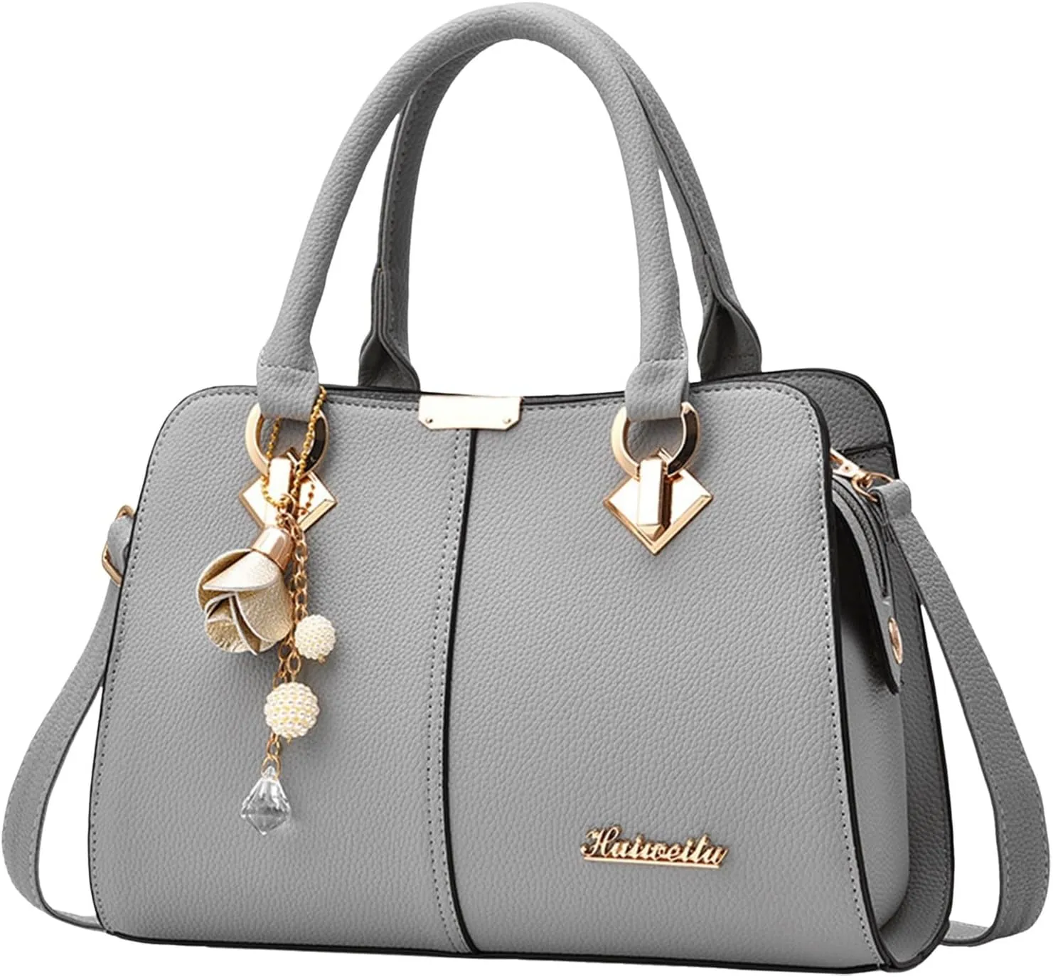 Summer Purses for Women 2025 Crossbody Small Quilted Crossbody Bags Carry on Bag for Airplanes Women(Grey)