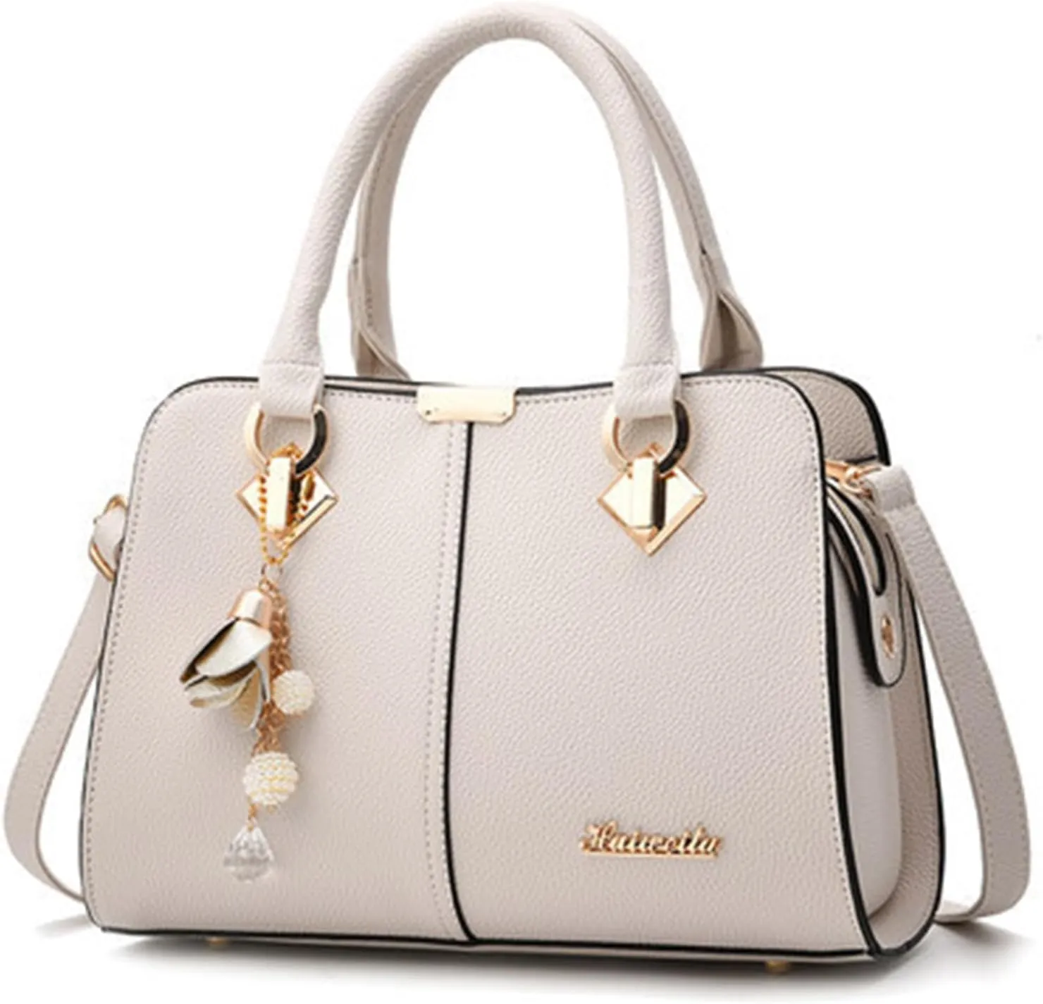 Summer Purses for Women 2025 Crossbody Small Quilted Crossbody Bags Carry on Bag for Airplanes Women(White)
