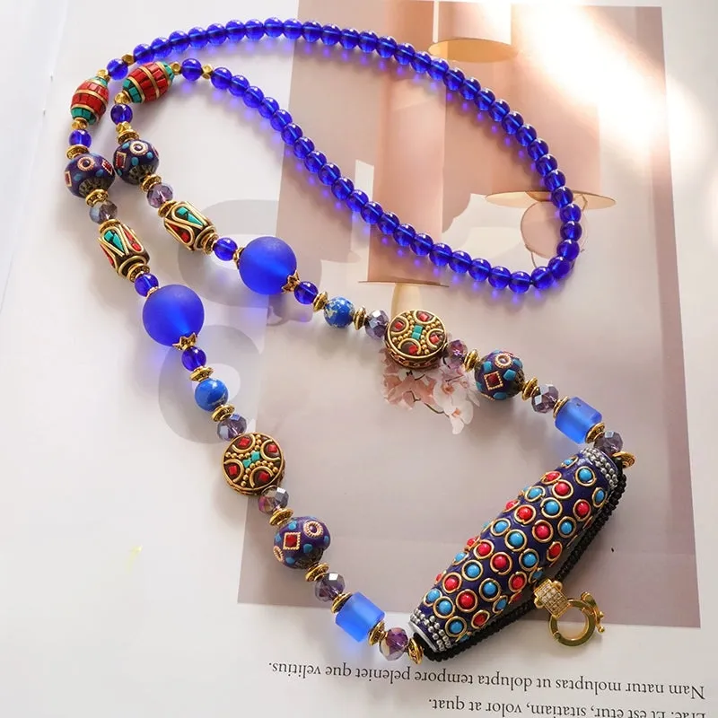 TEEK - Elegant Exotic Thai Amulet Necklace