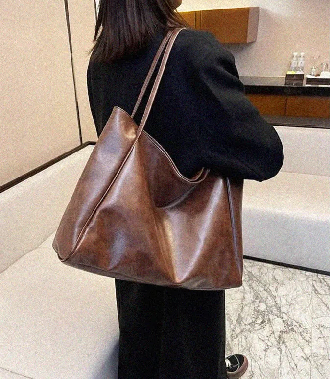 The Addison Oversized Shoulder Tote Bag