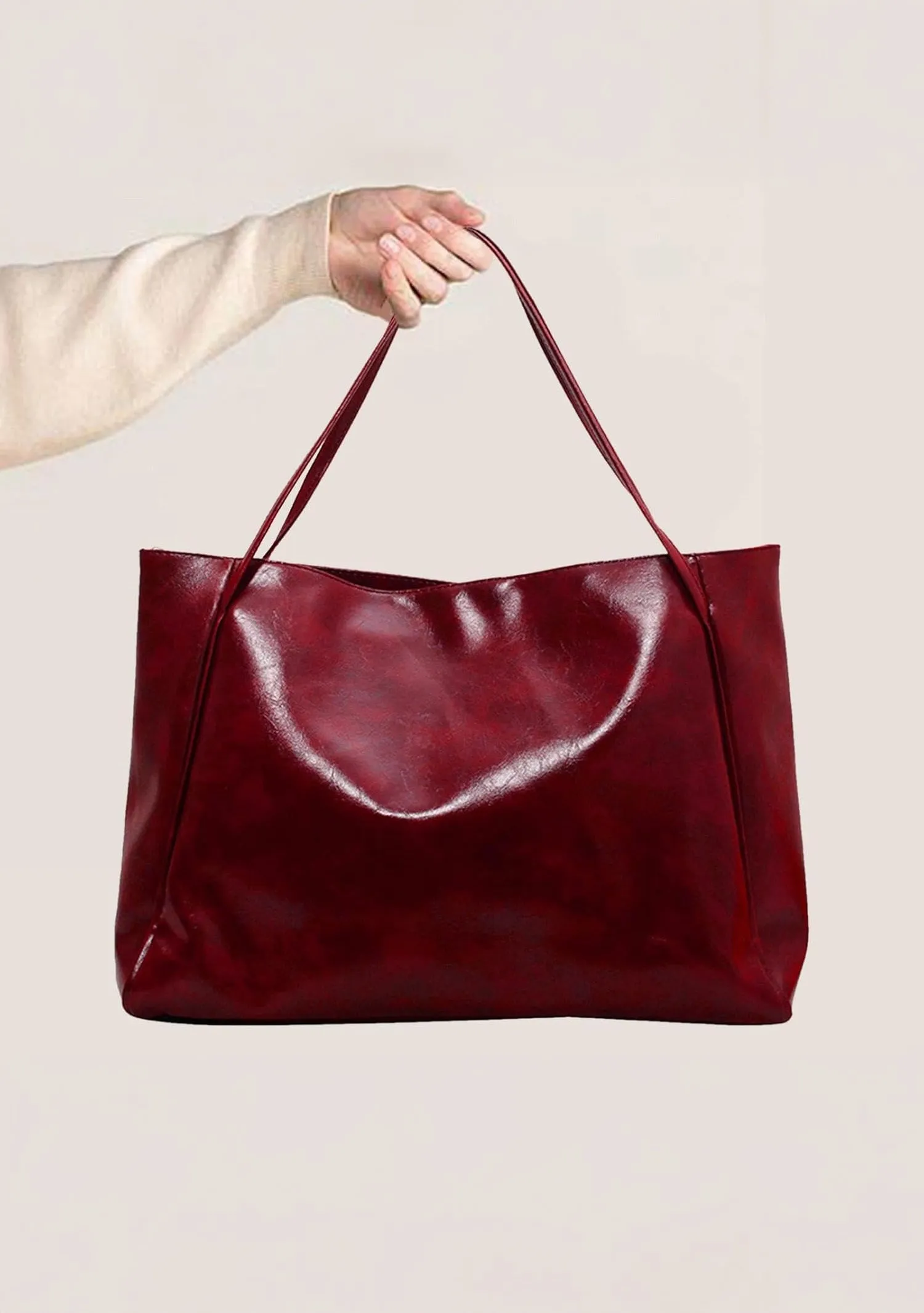 The Addison Oversized Shoulder Tote Bag