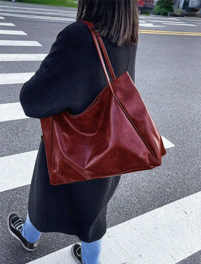 The Addison Oversized Shoulder Tote Bag