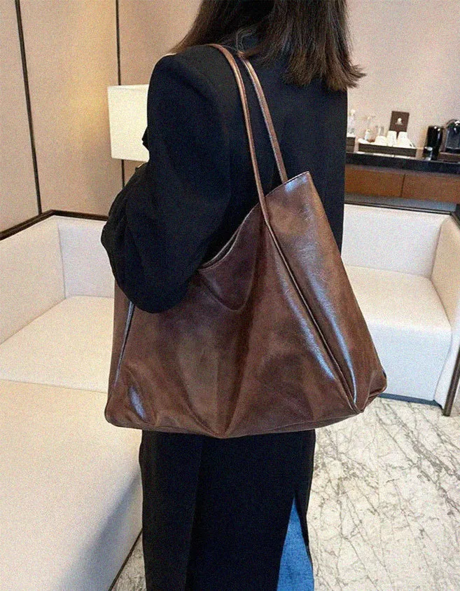 The Addison Oversized Shoulder Tote Bag