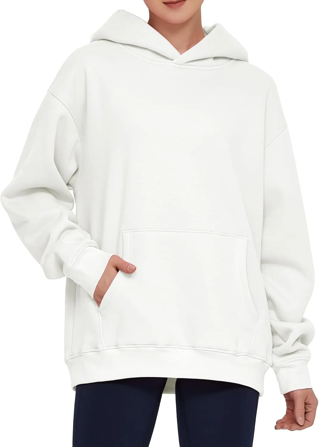 THE GYM PEOPLE Women's Oversized Hoodie Loose fit Soft Fleece Pullover Hooded Sweatshirt With Pockets
