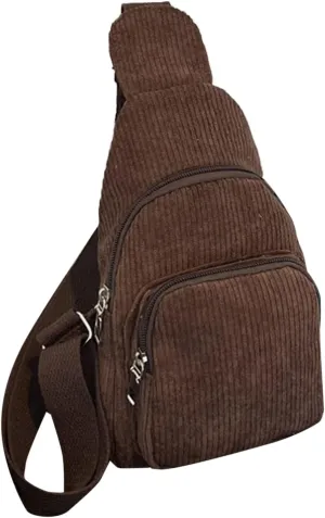Tote Bag For Women And Men Chest Bag Sling Bag Small Crossbody Pu Leather Satchel Daypack Fashion Shoulder Strap Bags