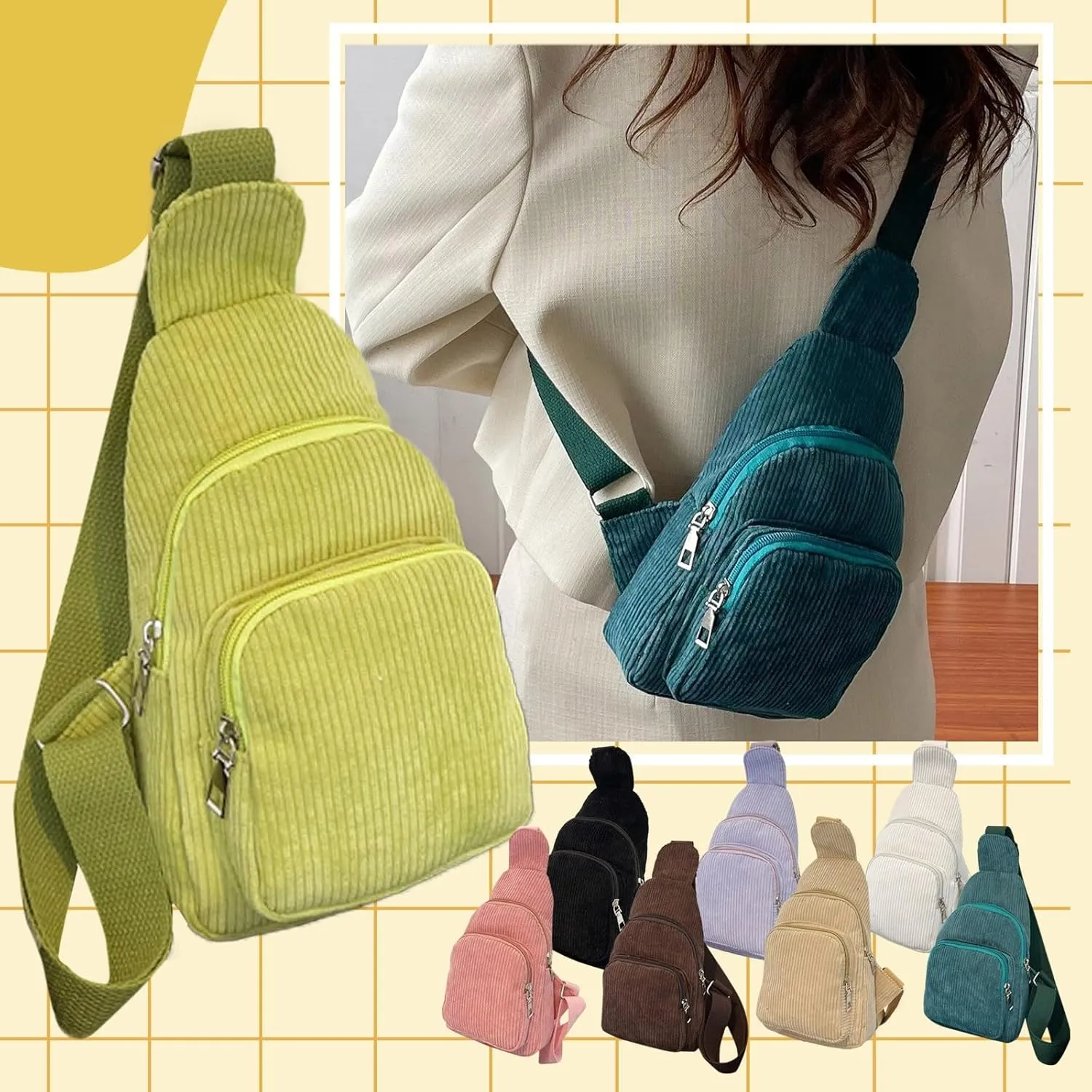Tote Bag For Women And Men Chest Bag Sling Bag Small Crossbody Pu Leather Satchel Daypack Fashion Shoulder Strap Bags