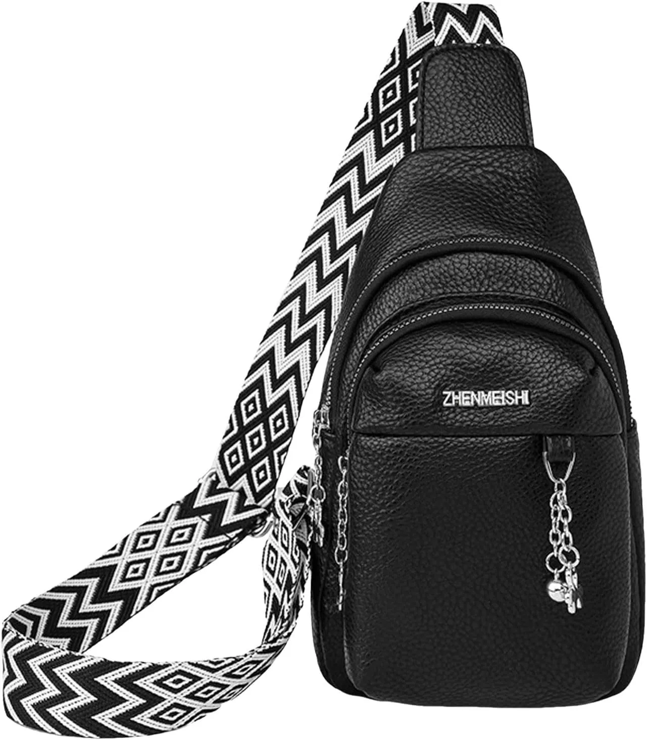 Tote Bag For Women Men Chest Bag Sling Bag Small Crossbody Pu Leather Satchel Day pack Fashion Shoulder Strap Bags U