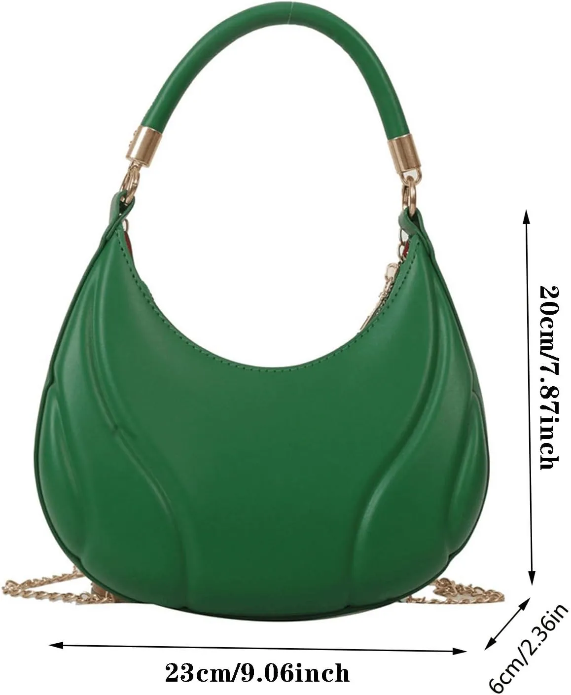 Unisex Shoulder Bag, Green, One Size Purses for Women Fabric Nylon Multi Pocket Crossbody Bag Ladies Travel Handbag