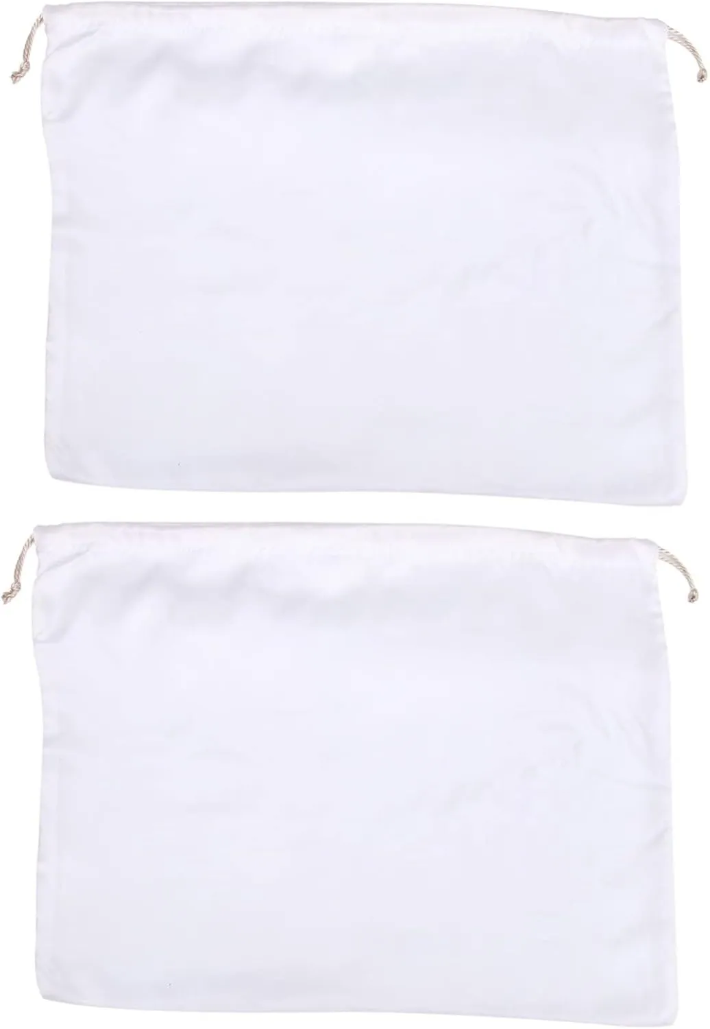 VANZACK 2pcs Silk Storage Bag Large Capacity Dustproof Household Clothing Drawstring