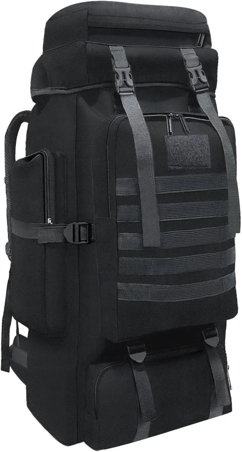 Wesoke 80L 100 Liters Camping Hiking Backpack for Men Women, Waterproof Extra Large Outdoor Travel Military Tactical Rucksack
