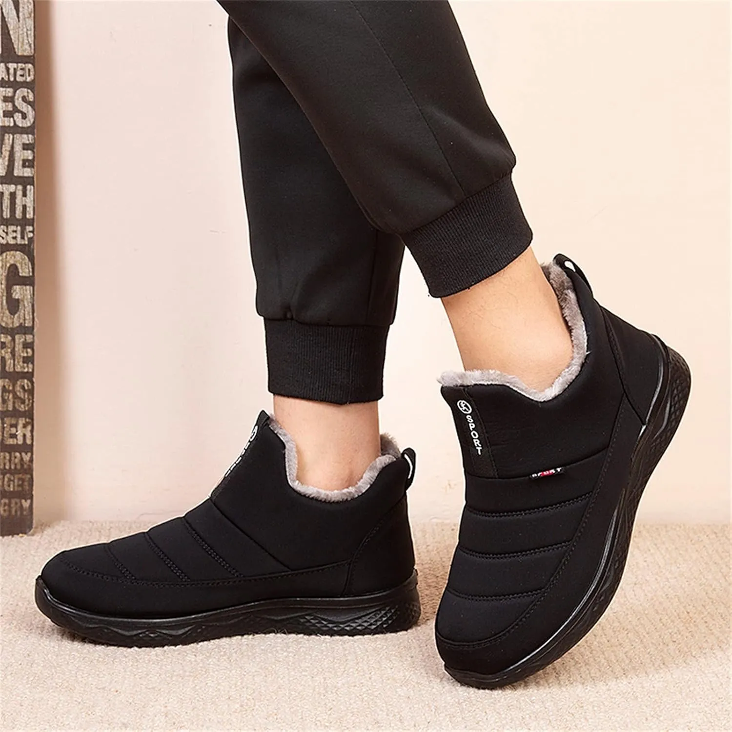 Winter Boots for Women Waterproof Snow Wide Womens Tall Winter Boots Waterproof Boots Winter Waterproof Low Heel Above Knee High Winter Boots for Women Womens Insulated Waterproof Boots Hunting