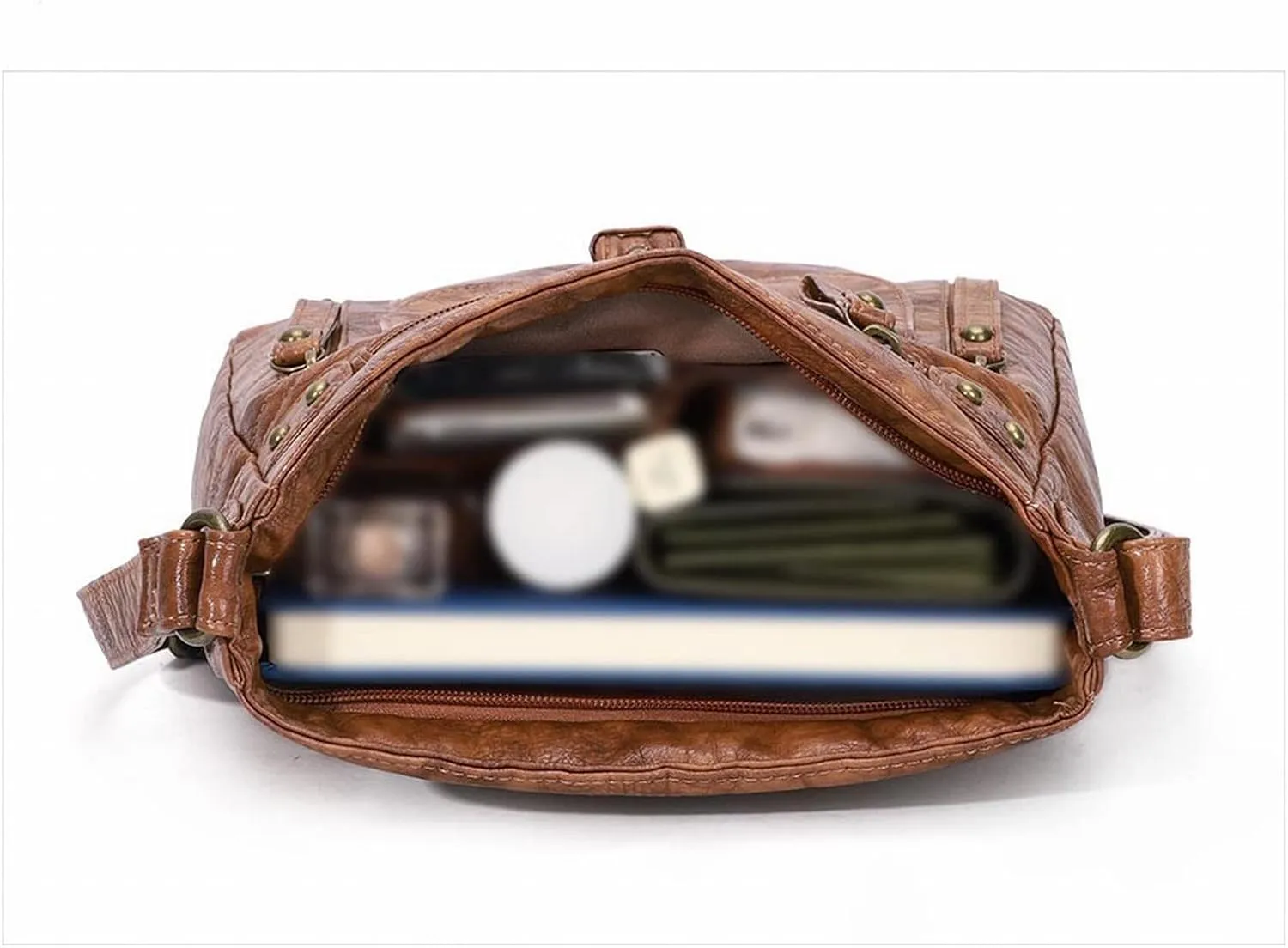 Women's Anti Theft Shoulder Bags Cute Hobo Tote Handbags Mini Clutch Purses with Zipper Closure Messenger Bag(C)