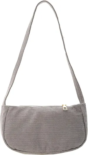 Women's Multi-Pocket Shoulder Bags Beach Tote Shoulder Bags for Summer Vacation Beach Bag Water Proof Sandproof(Grey)