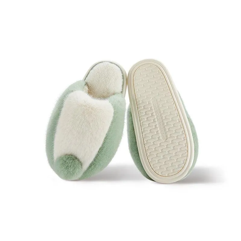 Women's Thick-soled Warm Non-slip Plush Slippers