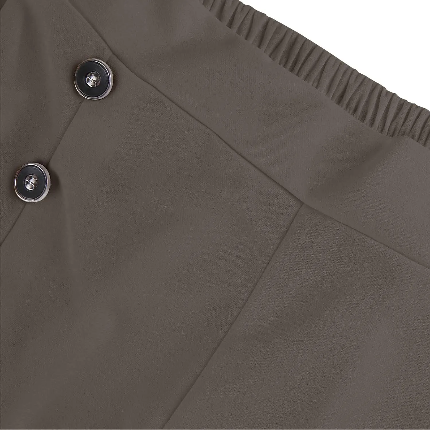 Womens Wide Leg Pants High Waisted Slacks Teacher Dress Pants Business Casual Office Work Pants Trousers with Pocket