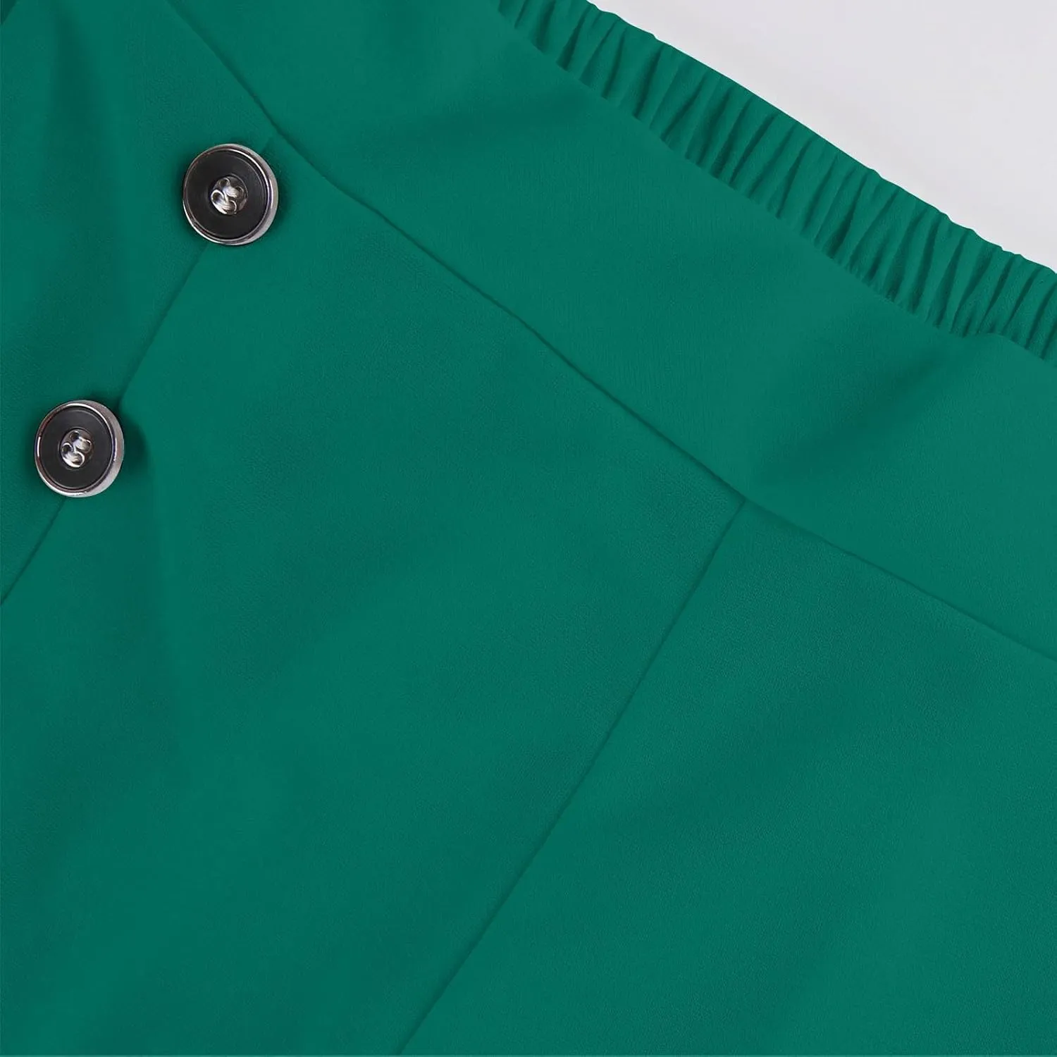 Womens Wide Leg Pants High Waisted Slacks Teacher Dress Pants Business Casual Office Work Pants Trousers with Pocket