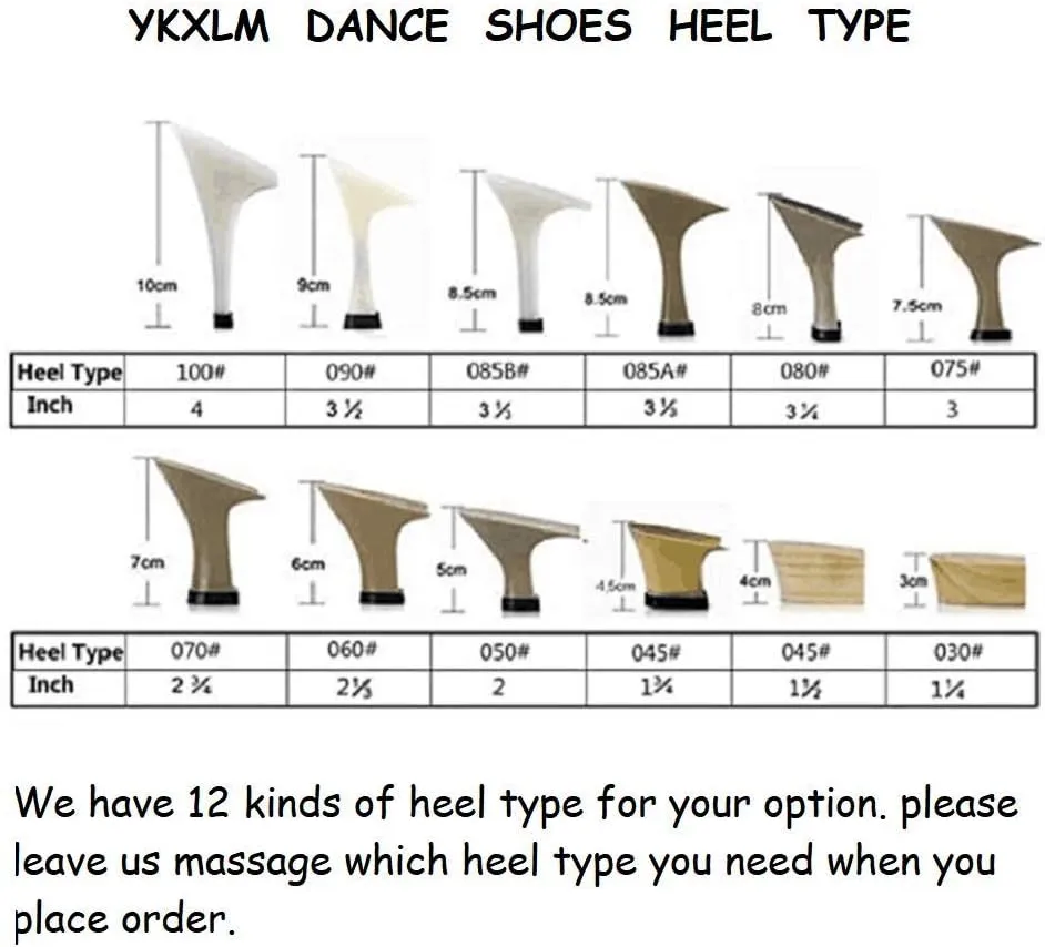 YKXLM Peep Toe Dancing Boots Women Latin Ballroom Ankle Dance Shoes Professional Latin Dance Heels with Zipper and Drawstring,Model YCL437