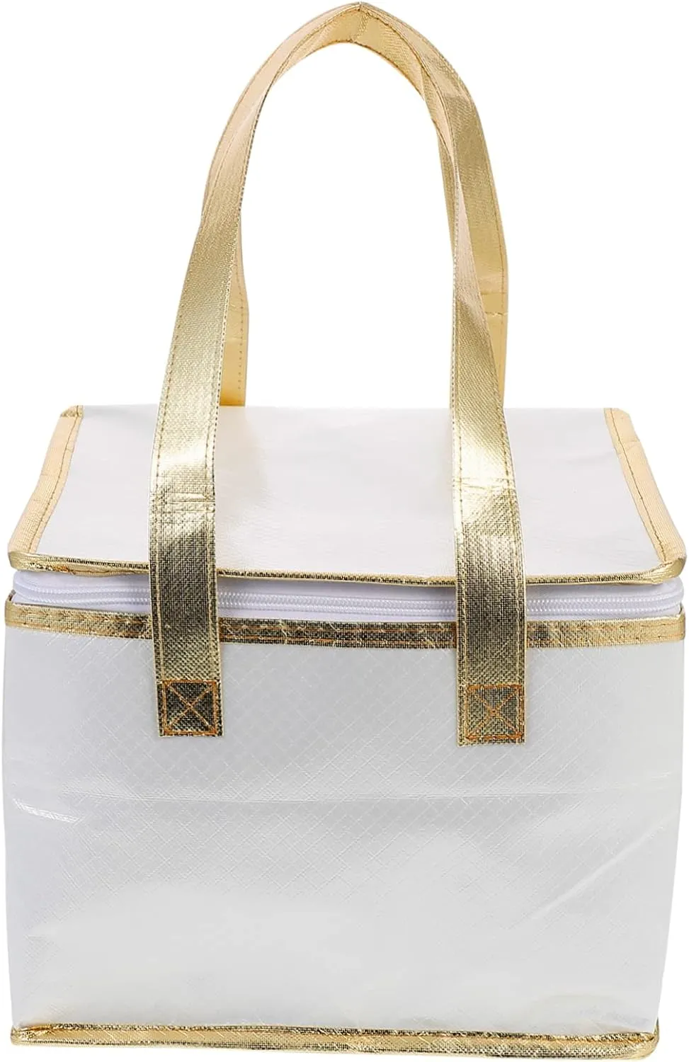 Zerodeko 1pc Insulated Food Storage Portable Cake Packing Thermal Preservation for Pizza Seafood Cloth with Lining Safe Zipper Design